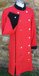 Red double breasted coat dress with navy velvet trim.jpg